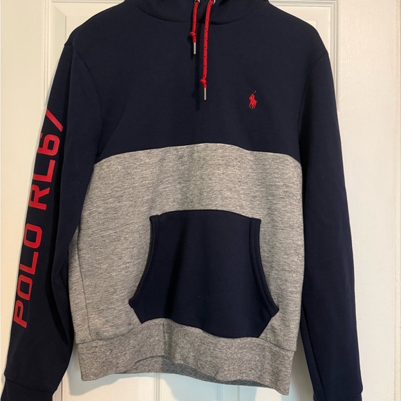 Polo by Ralph Lauren Blue and Gray Hoodie - Picture 1 of 3